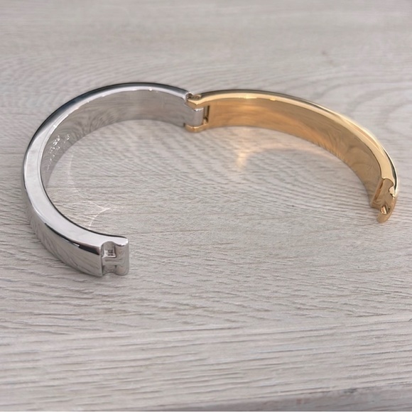 Vita Fede Two Tone Cuff Bracelet Size XS - Picture 5 of 5
